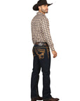 Centenario Men's Rinse Blue Denim with Gold Embroidered Details