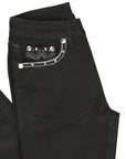 Centenario Hip-Up Bootcut Denim Jeans in Black