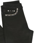 Centenario Hip-Up Bootcut Denim Jeans in Black