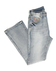 Centenario Bootcut Denim Jeans in Light Blue