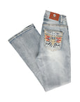 Centenario Bootcut Denim Jeans in Light Blue