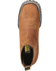 El General Men's Ankle Boots — Crazy Horse Papaya