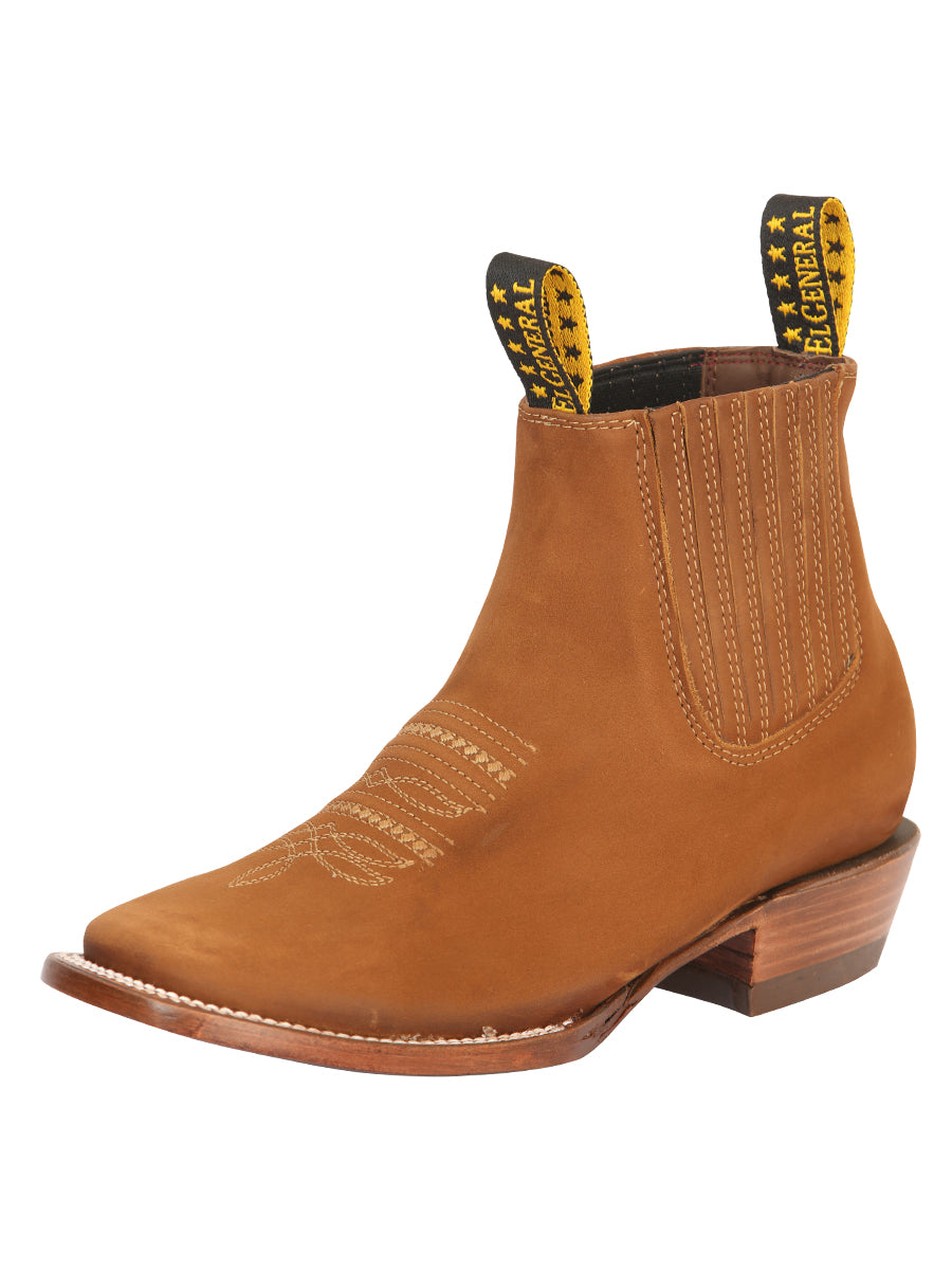 El General Men's Ankle Boots — Nubuck Oro Viejo
