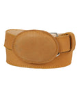 El General Kids Western Belt — Nubuck in Honey