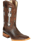 Jar Boots Men's Leather Cowboy Boots - Made in Mexico - Natural/Orix 45475