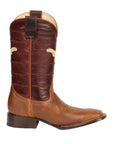 Jar Boots Men's Leather Cowboy Boots - Made in Mexico - Cognac Brown 45476