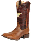 Jar Boots Men's Leather Cowboy Boots - Made in Mexico - Cognac Brown 45476