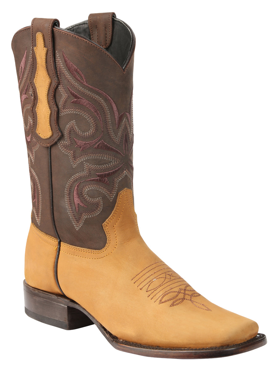 El General Men's Rodeo Boots in Papaya