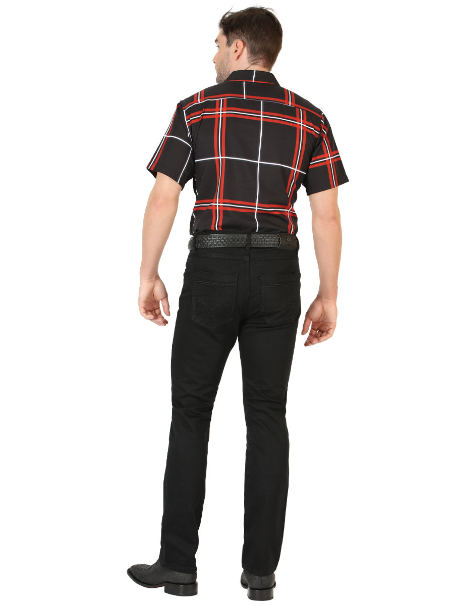 Centenario Slim Fit Denim Pants in Black