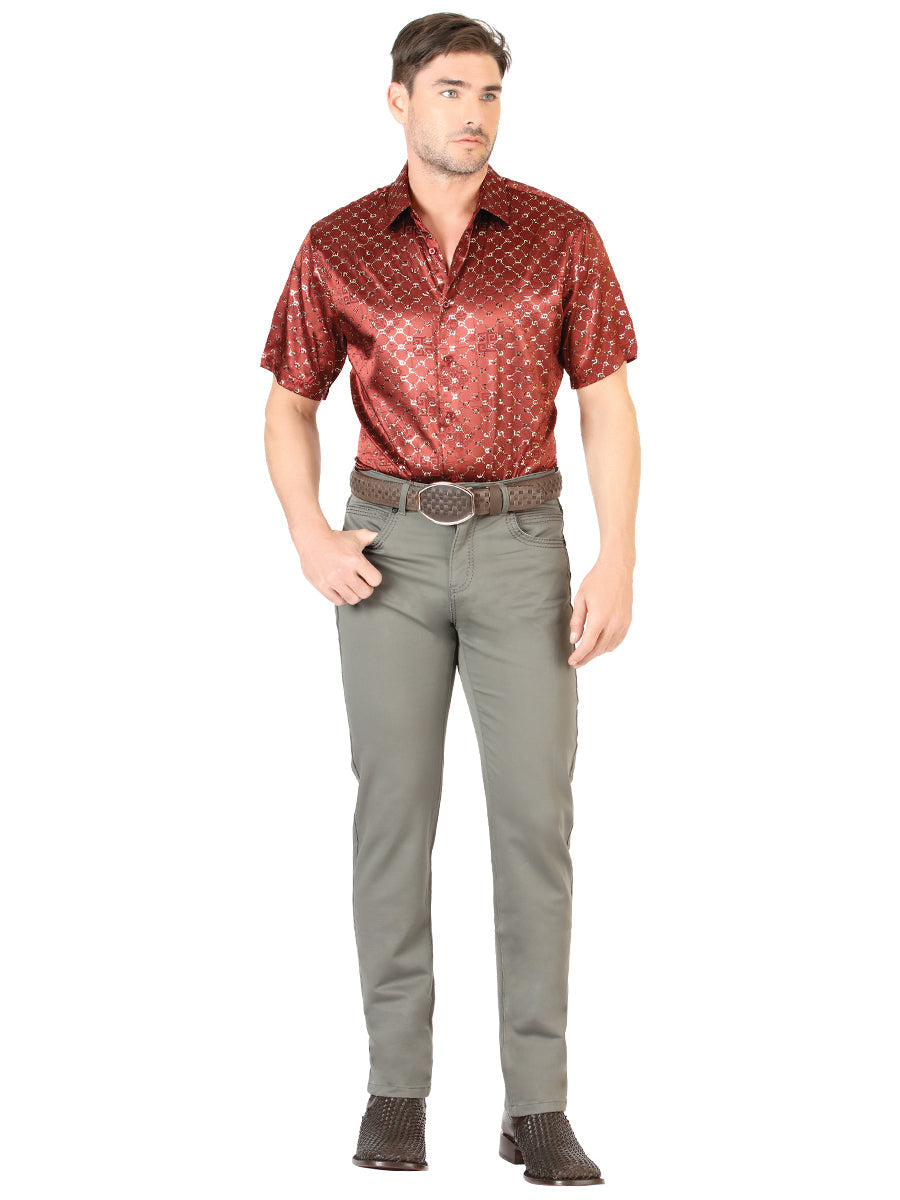 Centenario Slim Fit Denim Pants in Grey