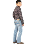 Boys Centenario Premium Bootcut Jeans - Light Blue Denim 45547