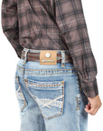 Boys Centenario Premium Bootcut Jeans - Light Blue Denim 45547