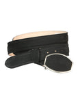 El General Men's Western Nubuck Belt in Black