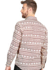 El General Men's Long Sleeve Western Shirt in Khaki