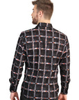 El General Men's Long Sleeve Western Shirt in Black