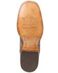 El General Men’s Leather Cowboy Boot - Made in Mexico - Alligator Crocodile Print Tobacco 45663