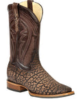 El General Men's Rodeo Boot — Imitation Bull Neck in Sand