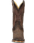 El General Men's Rodeo Boot — Imitation Bull Neck in Sand