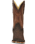 El General Men's Rodeo Boot — Imitation Bull Neck in Brown