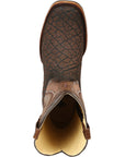 El General Men's Rodeo Boot — Imitation Bull Neck in Brown