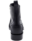 El General Men's Leather Ankle Boot with Zipper - Made in Mexico - Gray 45674