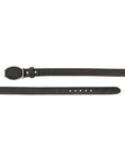 El General Men's Western Belt — Bull Neck Print in Black