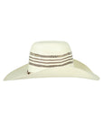 El General Men's 20X Palm Straw Western Hat — Mauney Crown in Tan