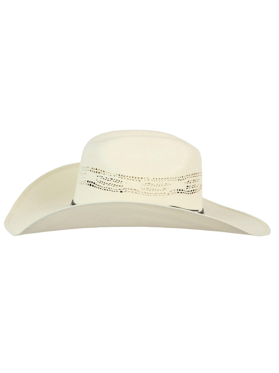 El General Men's 20X Palm Straw Western Hat — Bangora Toro