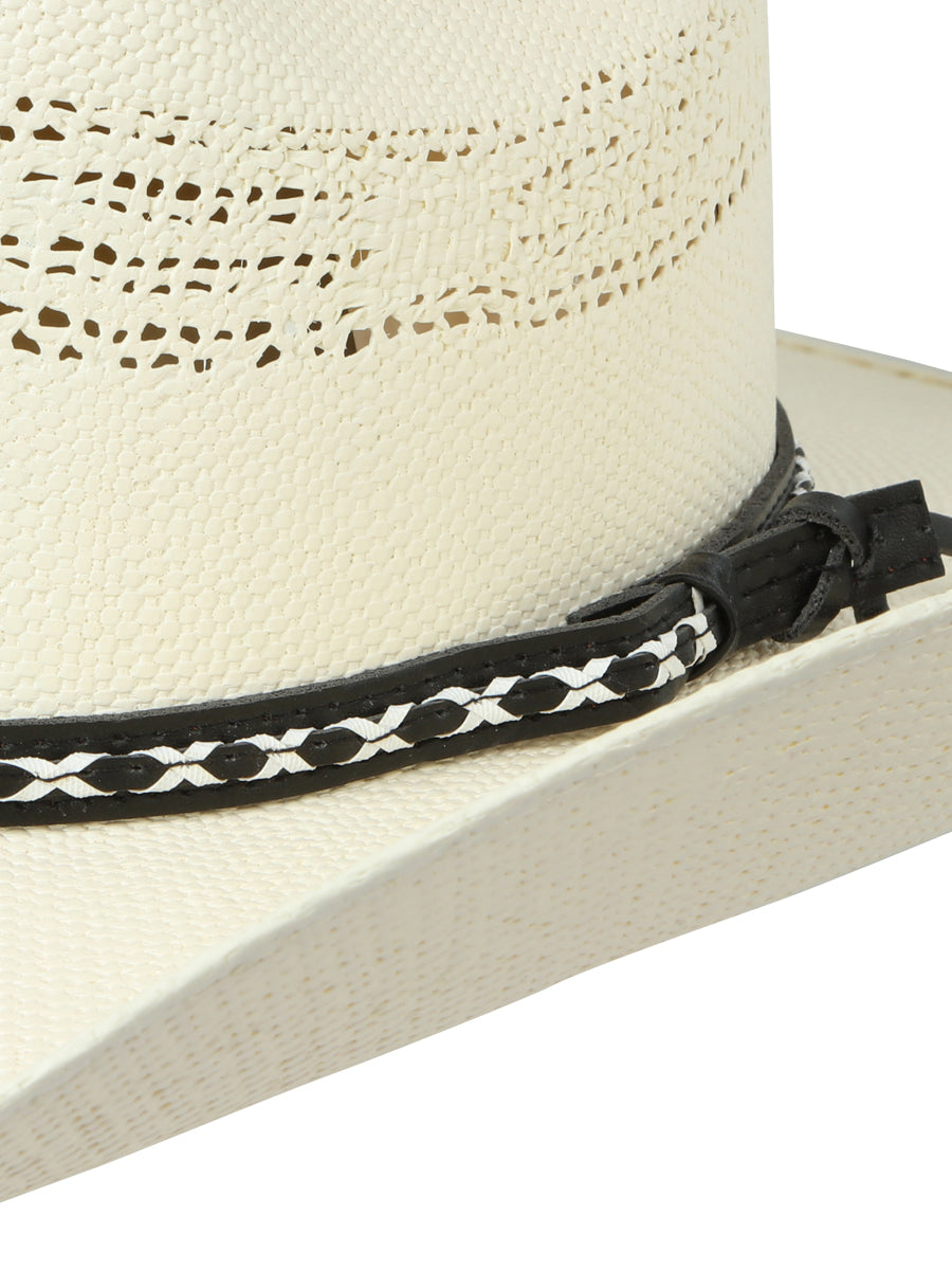 El General Men's 20X Palm Straw Western Hat — Bangora Toro