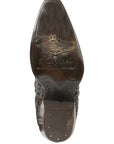 Embroidered Women's Western Boots With Leather Sole
