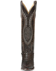 Embroidered Women's Western Boots With Leather Sole