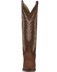 El General Women's Embroidered Western Boots in Brown