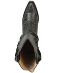 Women's Fringe Western Boots in Black