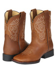 El General Women’s Rodeo Boots - Papaya 45797