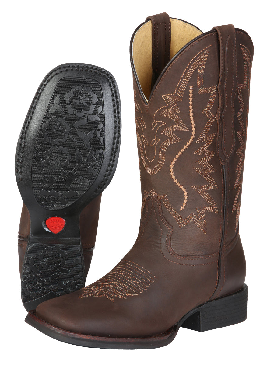 El General Women’s Rodeo Boots - Brown 45802