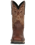 El General Men's Leather Work Boots - Made In Mexico - Vistone Bomber Brown 45805