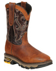 El General Men's Leather Work Boots - Made In Mexico - Redwood Brown 45806