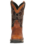 El General Men's Leather Work Boots - Made In Mexico - Redwood Brown 45806