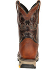 El General Men's Leather Work Boots - Made In Mexico - Redwood Brown 45806