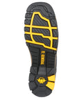 El General Men's Leather Work Boots - Made In Mexico - Embossed Caiman Print - Black 45810