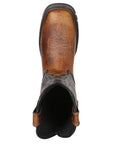 El General Men's Leather Work Boots - Made In Mexico - Redwood Brown 45811