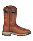 El General Men's Leather Work Boots - Made In Mexico - Kansas 45812