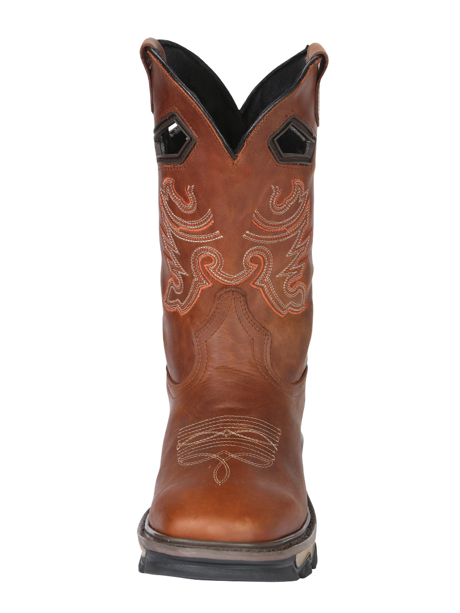 El General Men's Leather Work Boots - Made In Mexico - Kansas 45812