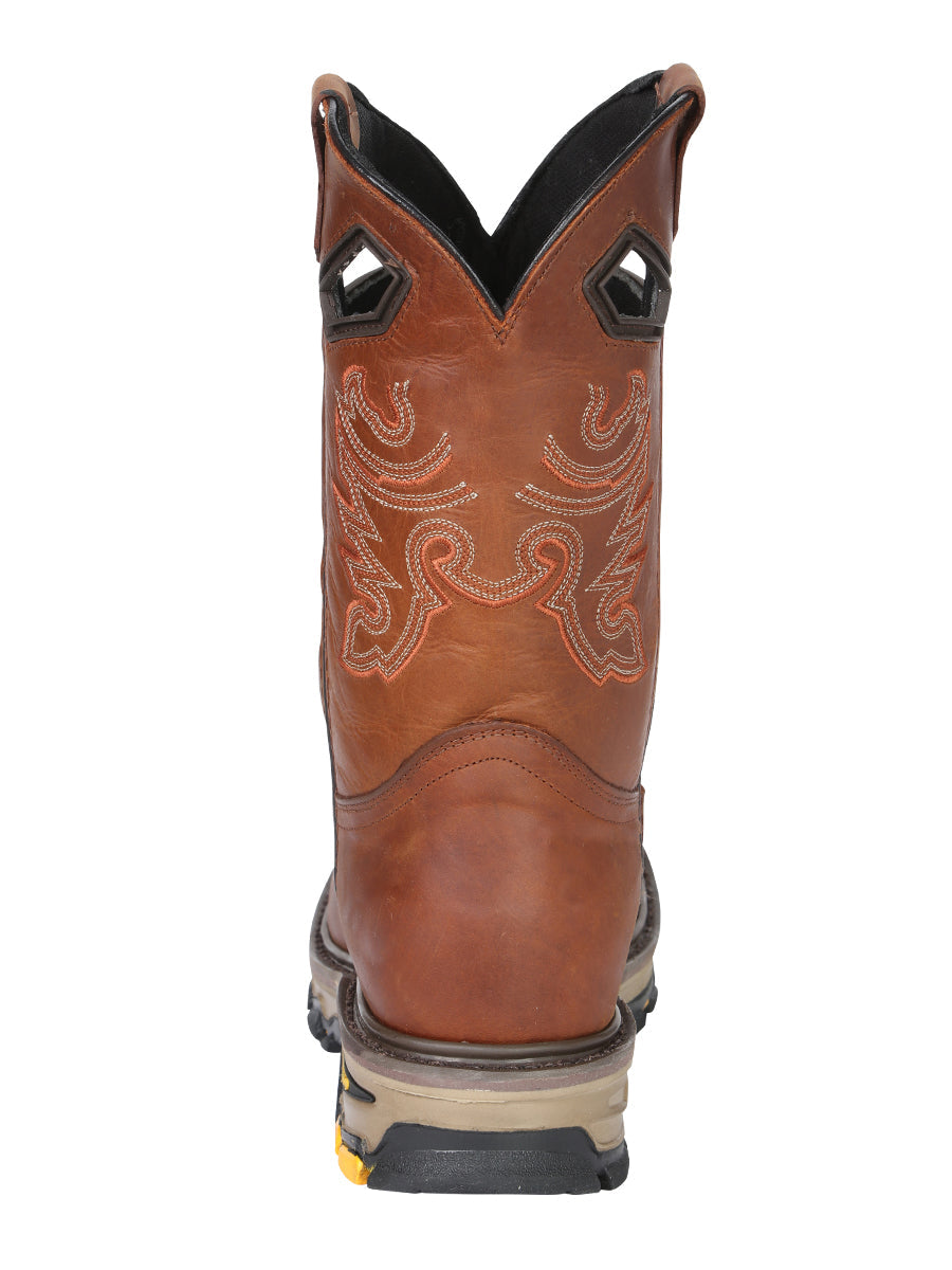 El General Men's Leather Work Boots - Made In Mexico - Kansas 45812