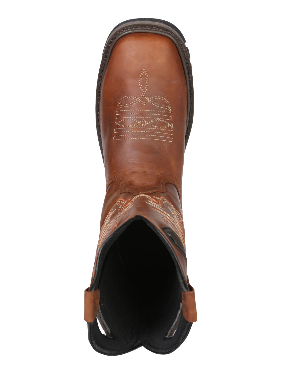 El General Men's Leather Work Boots - Made In Mexico - Kansas 45812