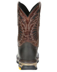 El General Men's Leather Work Boots - Made in Mexico - Printed Caiman -Sand 45816