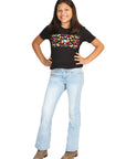 Girls Centenario Premium Bootcut Jeans -  Light Blue Denim 45837