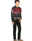 Boys Centenario Premium Bootcut Jeans - Black Denim 45843