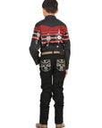Boys Centenario Premium Bootcut Jeans - Black Denim 45843