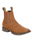 El Besserro Men's Leather Ankle Boot - Made in Mexico - Nubuck Tan 45875